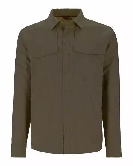 Simms No-See-Um Bugstopper Shirt Loden Heather - Skjorter - 694264668566 - 2