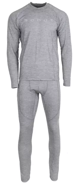 Vision Scout Merino Bamboo Set Grey - Undertrøyer - 6417512842846 - 1