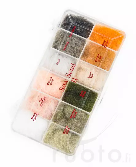 Wapsi Sow Bug And Scud Dub Dispenser II -dubbinglajitelma - Dubbing sortimentssett - 053526352016 - 1