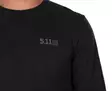 5.11 Triblend Legacy L/S Tee Black Htr - Taktiske overdeler - 888579358346 - 4