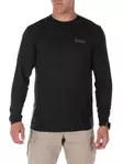 5.11 Triblend Legacy L/S Tee Black Htr - Taktiske overdeler - 888579358346 - 1