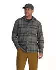 Simms Coldweather Hoody Gunmetal Neo Plaid - Skjorter - 694264655276 - 3