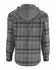 Simms Coldweather Hoody Gunmetal Neo Plaid - Skjorter - 694264655276 - 5