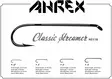 Ahrex NS118 Classic Streamer Down-Eye - Strømmekroker - 655043954546 - 2