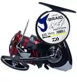 Daiwa 23 Ninja LT + J-Braid - Frambromsede haspelsneller - 043178191316 - 1