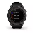 Garmin Fenix 7X Sapphire Solar Carbon Grey DLC Titanium with Black Band - GPS-navigasjonsenheter og klokker - 0753759278236 - 7
