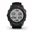 Garmin Fenix 7X Sapphire Solar Carbon Grey DLC Titanium with Black Band - GPS-navigasjonsenheter og klokker - 0753759278236 - 9