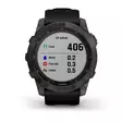 Garmin Fenix 7X Sapphire Solar Carbon Grey DLC Titanium with Black Band - GPS-navigasjonsenheter og klokker - 0753759278236 - 8