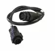 Lowrance Adapter - Black 9-Pin To Blue 7 - Lowrance-tilbehør - 9420024145296 - 1