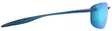 Maui Jim Hookipa Ultra - Metal Matte Blue Frame with Blue Hawaii Lens - Plastlinser - 603429081416 - 3