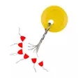 Mikado Floating Stopper White/Red Fluorescent - Feederkoblinger, perler & stoppere - 5900637162636 - 1