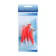 Mikado Hair Tube Rig Red/White - Bunn- & torskerigger - 5900637138426 - 1