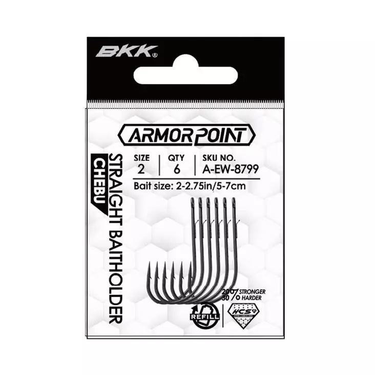 BKK Armorpoint Straight Chebu Baitholder - Jiggkroker - 6941780959666 - 2