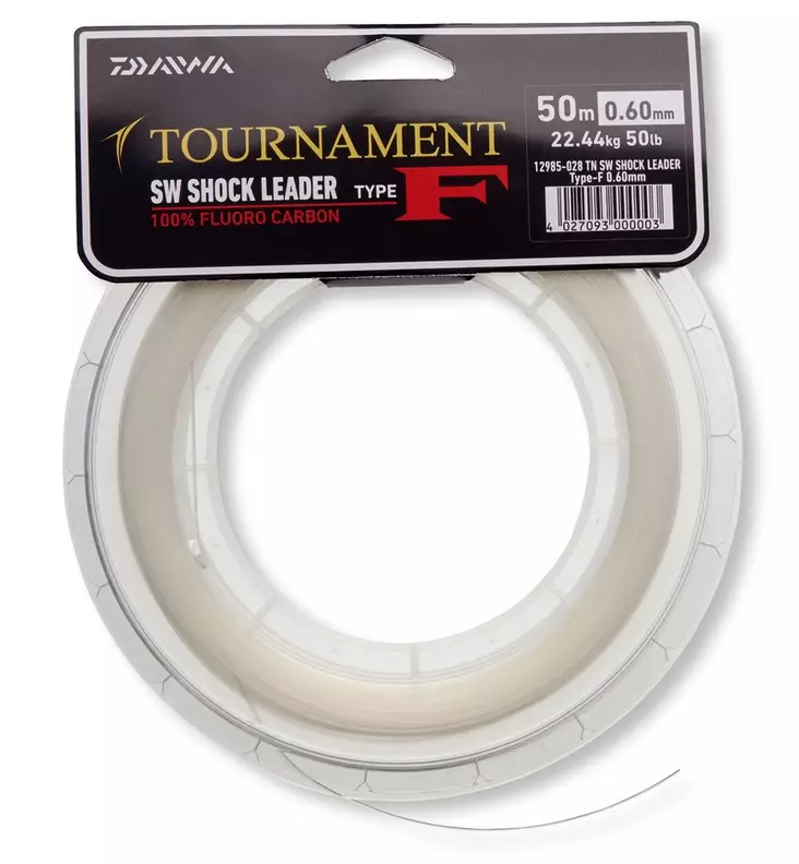 Daiwa Tournament SW Shock Leader 0,60mm - Berøringsmateriale - 4027093408816 - 1