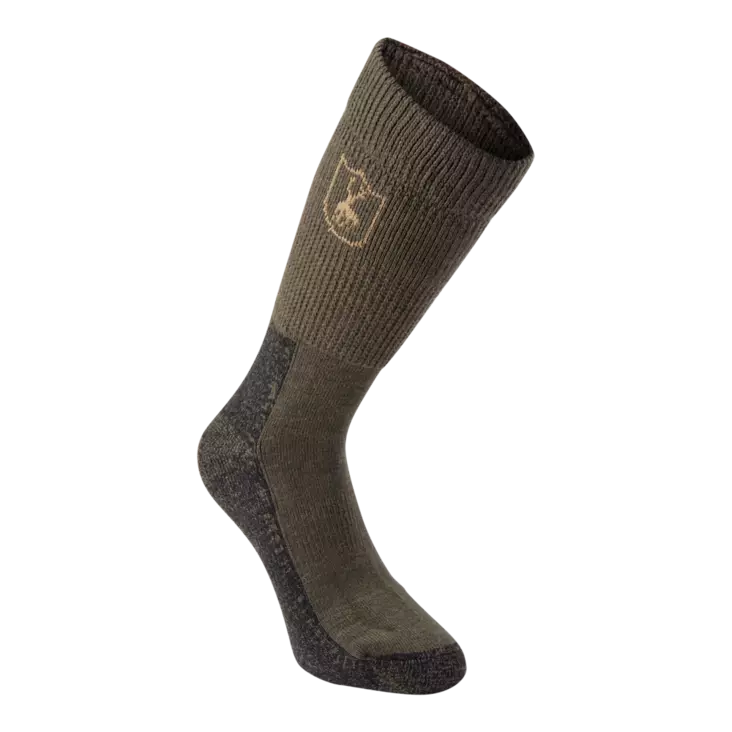 Deerhunter Wool Socks Deluxe Short Grape Leaf - Jegersokker - 5702827156636 - 1