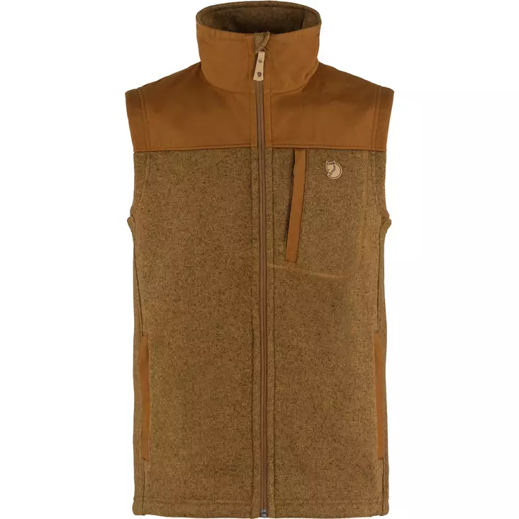 Fjällräven Buck Fleece Vest M Chestnut - Mellomjakker - 7323450725716 - 1