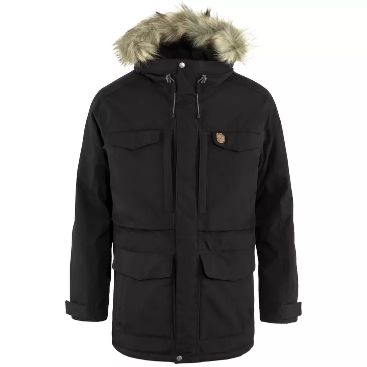 Fjällräven Nuuk Parka M Black - Andre jakker - 7323450789046 - 1