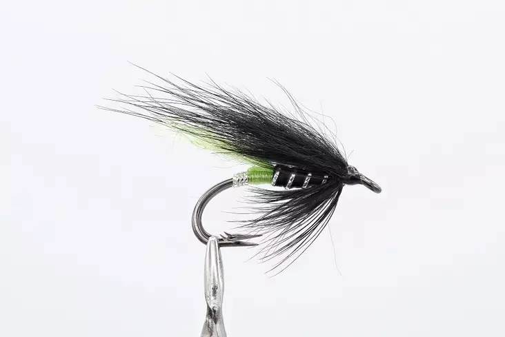 Green Butt Salmon Fly - Dobbeltkrok - 8859202530196 - 1