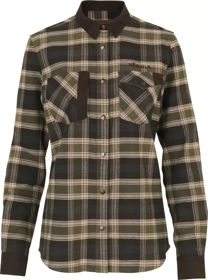 Härkila Aivak L/S Shirt W Olive - Jegertrøyer - 5714733554796 - 1