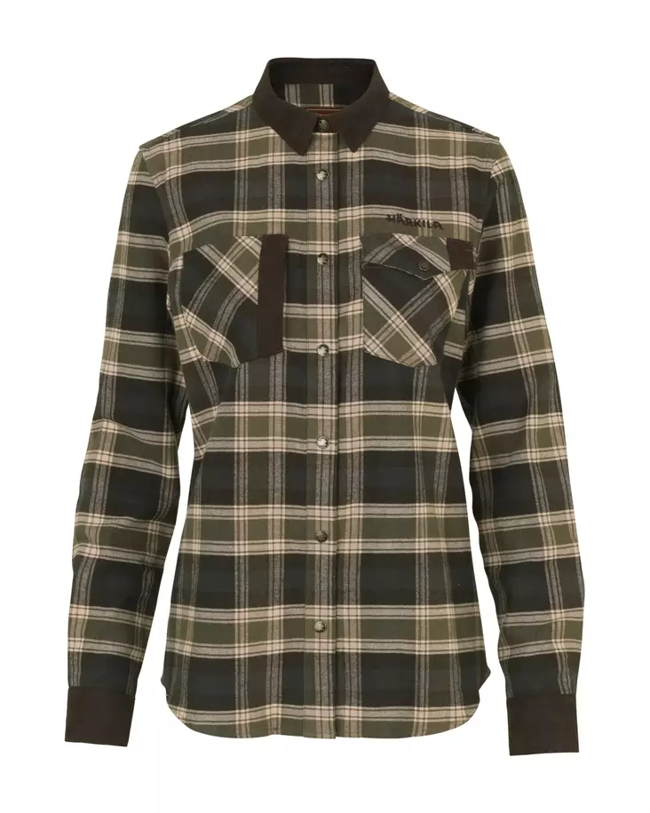 Härkila Aivak L/S Shirt W Olive #S - Jegertrøyer - 5714733554796 - 1
