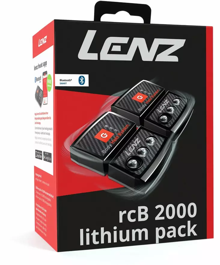 Lenz Heatpack 2.0 2000mAh Bluetooth - Jegerens hansker og sokker - 9006729013506 - 1