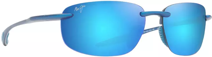 Maui Jim Hookipa Ultra - Metal Matte Blue Frame with Blue Hawaii Lens - Plastlinser - 603429081416 - 1