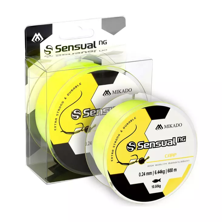 Mikado Sensual N.G. Carp 600m Yellow - Monofilsnøre - 5900637043676 - 1