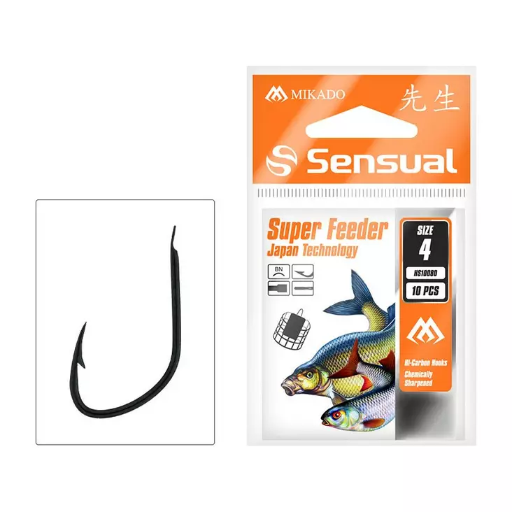 Mikado Sensual Super Feeder Hook - Kroker med øye & spade - 5900637158486 - 1