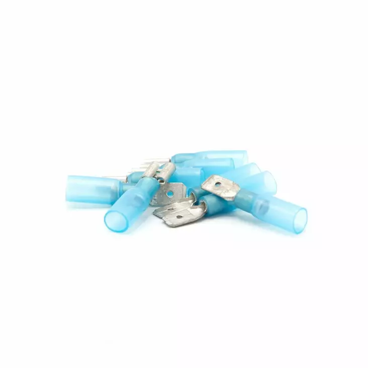 Oceanflex Heat Shrink. Flat Female 1.5-2.5mm² Blue 6.3mm - Kontakter og kabler - 7332467288596 - 1
