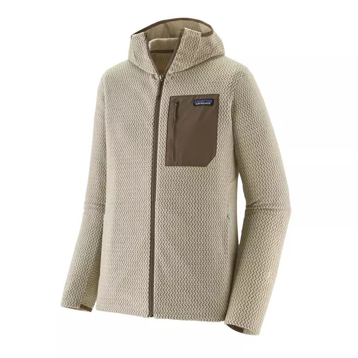 Patagonia Mens R1 Air Full-Zip Hoody Pelican - Fleecegensere - 198077394136 - 1