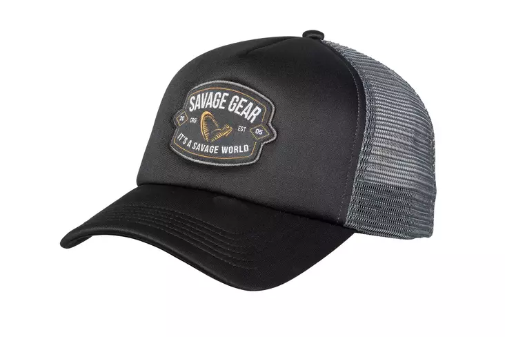 Savage Gear Badge Trucker Black - Lastebilsjåfører - 5706301035196 - 1