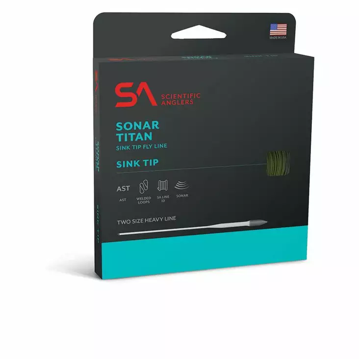 Scientific Anglers Sonar Titan Sink Tip 6 - Synkespiss-liner - 840309132046 - 2