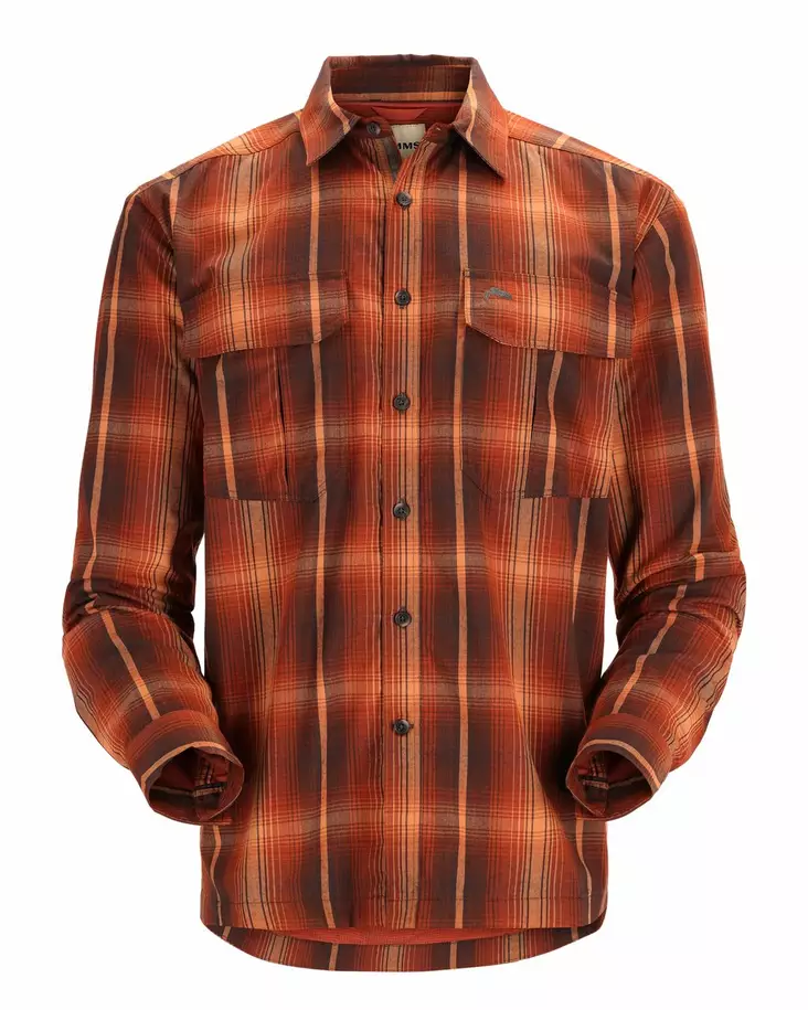 Simms Coldweather Shirt Hickory Clay Plaid -huppari - Skjorter - 694264578346 - 1