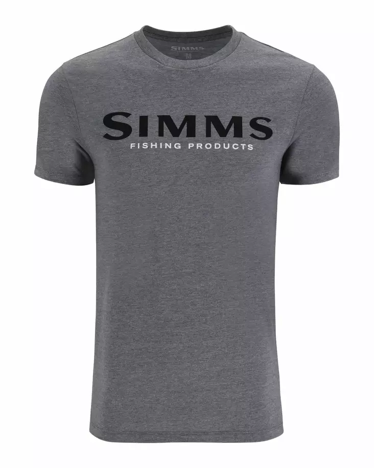 Simms Logo T-Shirt Athletic Heather - T-skjorter herre - 694264654866 - 1