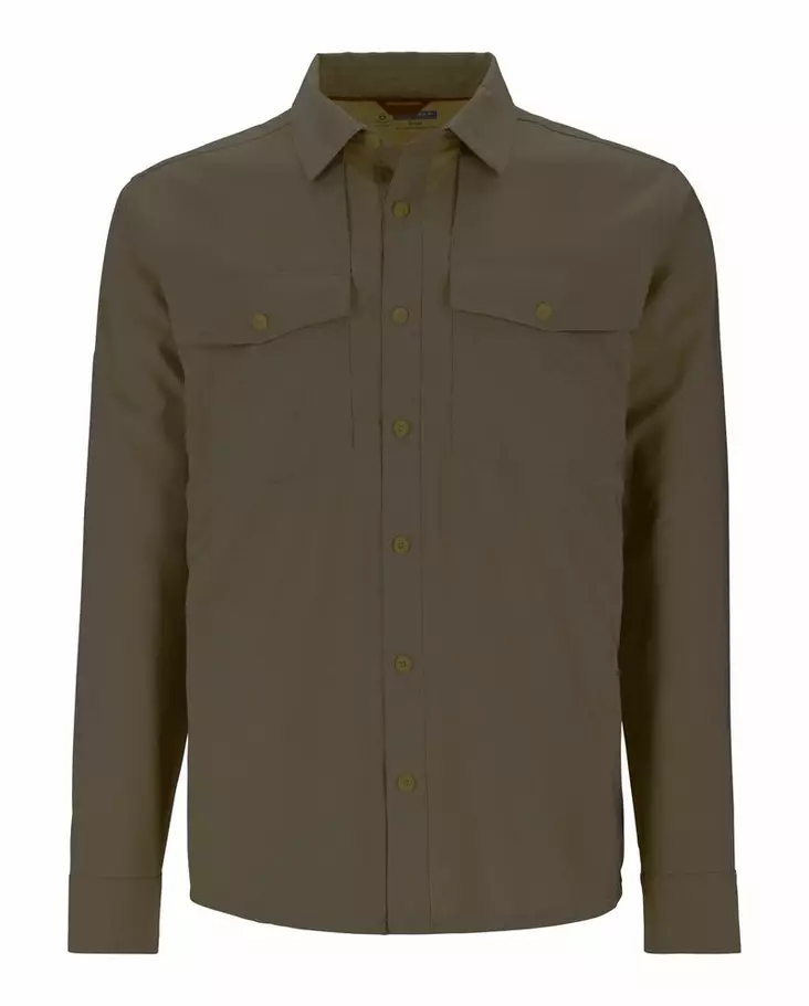 Simms No-See-Um Bugstopper Shirt Loden Heather - Skjorter - 694264668566 - 2