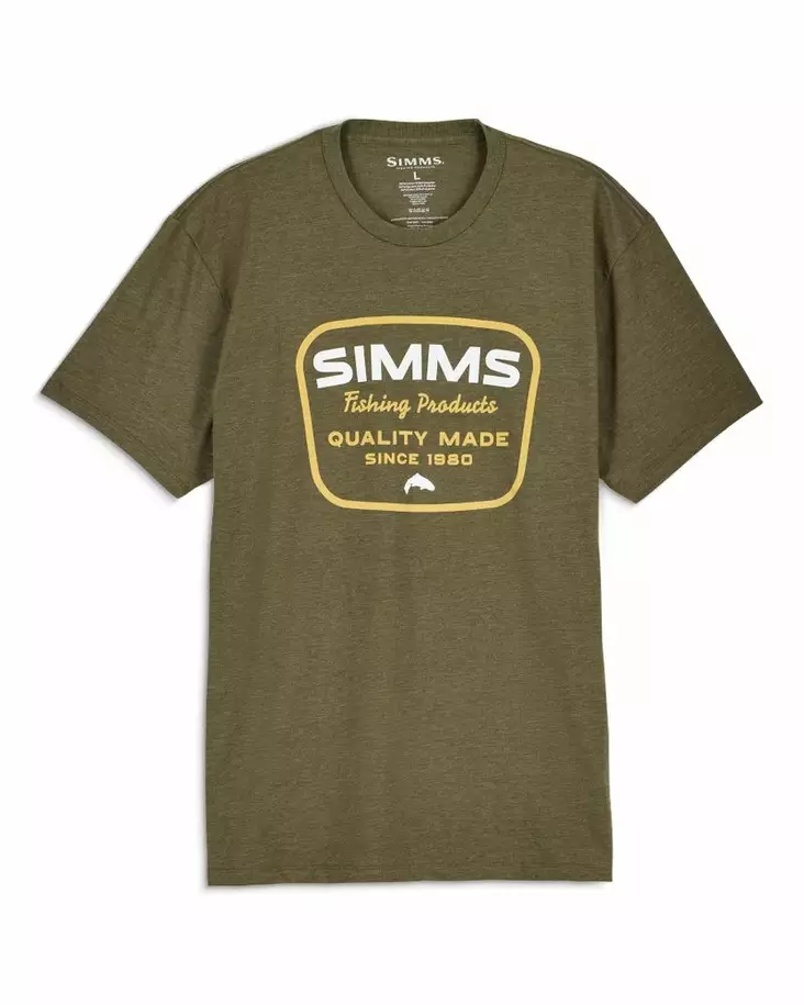 Simms Stamp Lock T-shirt Military Heather - T-skjorter herre - 694264721346 - 1