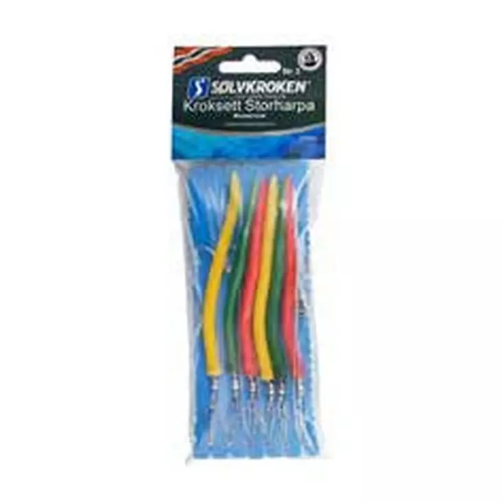 Sølvkroken Kroksett Storharpa Nr 3 - Bunn- & torskerigger - 7056960008436 - 1