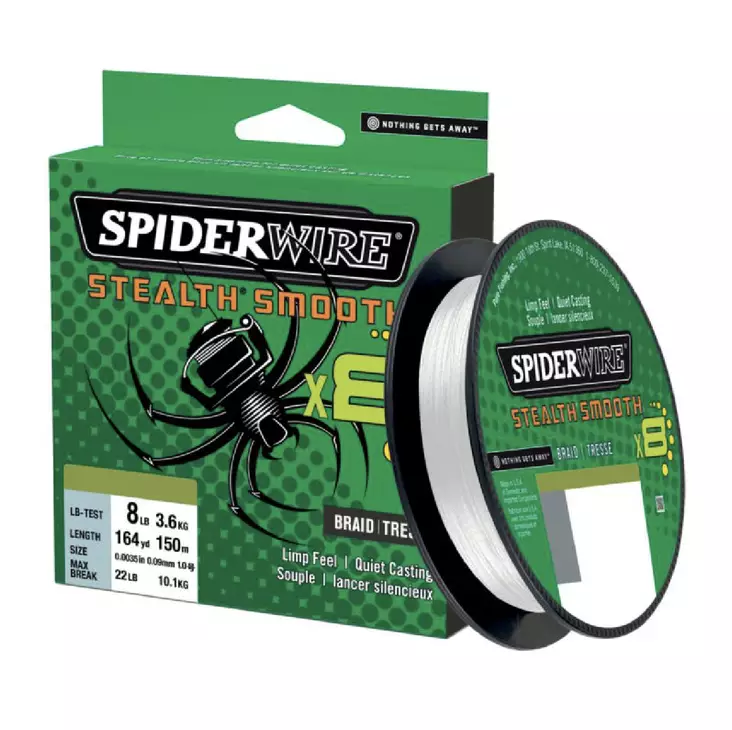 SpiderWire Stealth Smooth 8 White - Flätlinor - 022021663866 - 1