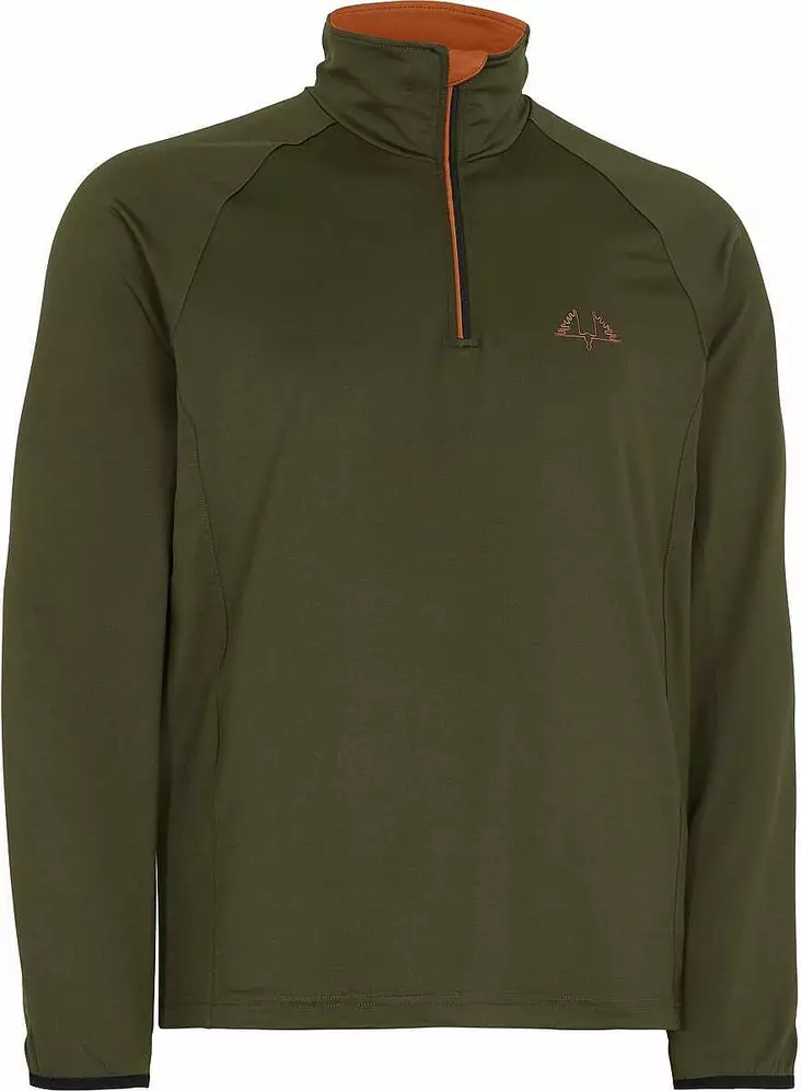Swedteam Ridge Antibite Half-Zip M Green - Jegertrøyer - 7330144029036 - 1