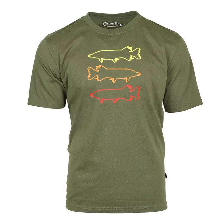 Vision Pike T-shirt Olive - T-skjorter herre - 6417512845496 - 1