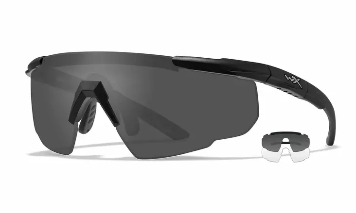 Wiley X Saber Advanced Grey & Clear - Matte Black - Skyteglass - 712316000116 - 1