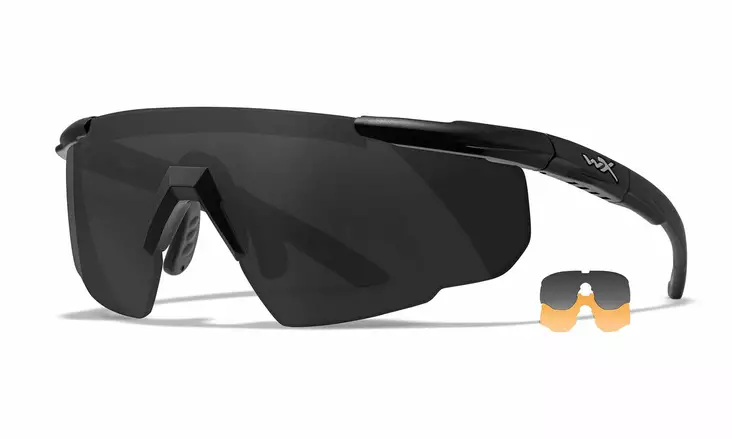 Wiley X Saber Advanced Grey & Light Rust - Matte Black - Skyteglass - 712316003056 - 1