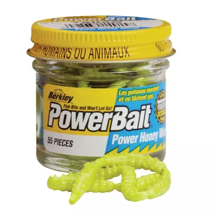 Berkley Powerbait Honey worm paksu toukka keltainen - Livsmat - 028632149157 - 1