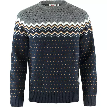 Fjällräven Övik Knit Sweater M Dark Navy - Skjorter - 7323450649937 - 1