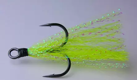 K.P UV Tail Hook FL.Yellow - Kroker - 6438239098187 - 1