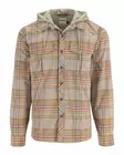 Simms Coldweather Hoody Stone Neo Plaid - Skjorter - 694264655337 - 1