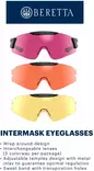 Beretta InterMask Shooting Eyeglasses - Skyteglass - 8051832689477 - 3