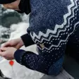 Fjällräven Övik Knit Sweater M Dark Navy - Skjorter - 7323450649937 - 5