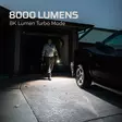 NEBO DaVinci 8000 Black - Lommelykter og søkelys - 5060945232787 - 5