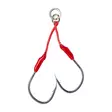 Savage Gear Bloody Assist J Double #1/0 - Assist- & inline-enkeltkroker - 5706301781437 - 1